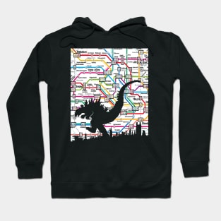 Godzilla Tokyo Subway Hoodie